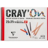 CLAIREFONTAIN CIZIM BLOGU CRAYON SPR.25x35 120GR - 1