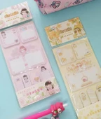 Karışık desenli posit yapışkanlı not kağıdı pos it (17x9 cm) - Yeşil - 2