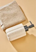 Taş Desenli Seramik Sıvı Sabunluk - Banyo Mutfak Sıvı Sabunluğu - 250 ML, Yuvarlak - 5