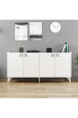 Ferniso Mobilya 165 cm Konsol Beyaz - 2