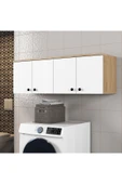 Ferniso Mobilya Banyo Dolabı 4 Kapaklı Beyaz - 1
