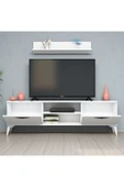 Ferniso Mobilya 160 cm Tv Ünitesi ( Raflı) Full Beyaz - 3