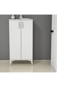 Ferniso Mobilya 2 Kapak 4 Bölmeli Ayakkabılık Beyaz - 2