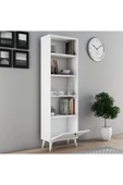 Ferniso Mobilya Tek Kapaklı Kitaplık Beyaz - 2