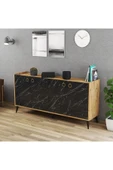Ferniso Mobilya 165 Cm Konsol Çam-Mermer Desen - 1