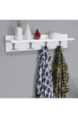 Ferniso Mobilya 80 cm Duvar Askılık Beyaz - 1