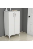 Ferniso Mobilya 2 Kapak 4 Bölmeli Ayakkabılık Beyaz - 1