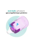 Damlatmaz Eğitici Kulplu Bardak, 160 Ml, Mor, 6 Ay , 1 Adet - 3