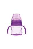 Damlatmaz Eğitici Kulplu Bardak, 160 Ml, Mor, 6 Ay , 1 Adet - 1