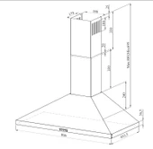 Gl General 90cm Inox Kuzine Set (GLF9050X Desire 90 Kuzine Fırın-GLD 041X Davlumbaz) thumbnail 6