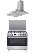 Gl General 90cm Inox Kuzine Set (GLF9050X Desire 90 Kuzine Fırın-GLD 041X Davlumbaz) - 1