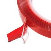 30 Metre Şeffaf Çift Taraflı Bant 10MM - 1