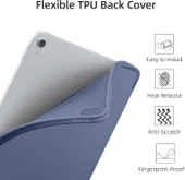 Apple İPad Air 11 inç M2 2024 Uyumlu Kılıf Pen Slot Charging Case Kalem Bölmeli A2902 A2903 A2904   LARCİVERT thumbnail 4