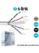 S-Link SL-CAT608 305m Gri Utp CAT6 Kablo - 1