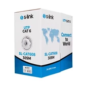 S-Link SL-CAT608 305m Gri Utp CAT6 Kablo - 2