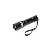 Km-110 Profesyonel Şarjlı El Feneri Ledli+flashlight+zoom Özellikli  Aparatlı 6 Parça Full Set - 1