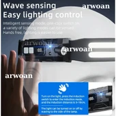 arwoan Sensörlü Ultra Parlak LED+COB Baş Lambası - Şarj Edilebilir, Ayarlanabilir Işın, Şarj Edilebilir Kafa Lambası - 7