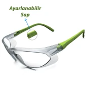 Bisiklet Gözlüğü Motorcu Rüzgar Koruyucu Ayarlanabilir Saplı Uv Koruyuculu Şeffaf Gözlük - 3