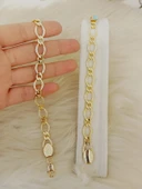 14 K LAZER İŞLEMELİ HALKA BİLEKLİK - 1