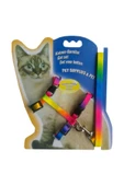 Kedi Bel Tasması Gökkuşağı KEDİ GÖĞÜS TASMA GÖKKUŞAĞI - 1