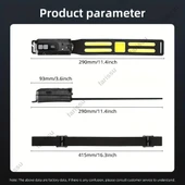 Ultra-Parlak LED + COB Şarj Edilebilir Kafa Feneri – Hareket Sensörlü, Ayarlanabilir Işın, Hafif ve Dayanıklı Tasarım - 6