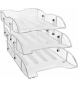 8808 Hareketli Evrak Rafı 3 Katlı Şeffaf thumbnail 2