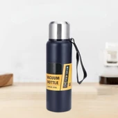 Perlotus 304 L Çelik 750 ml Vakumlu Lacivert Kamp ve Piknik Termosu - 7