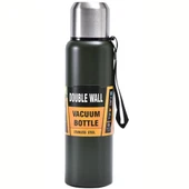 Perlotus 304 L Çelik 750 ml Vakumlu Yeşil Kamp ve Piknik Termosu - 1