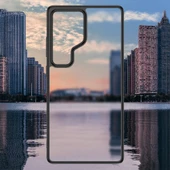Galaxy S25 Ultra Kılıf Kamera Korumalı Şeffaf Arka Yüzey New Roll Kapak - 8