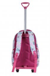 Çekçekli Unicorn Desenli İlkokul Çantası + Beslenme Çantası - 3