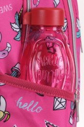 Çekçekli Unicorn Desenli İlkokul Çantası + Beslenme Çantası - 9