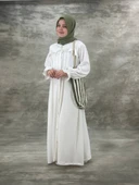 Kız Çocuk Beyaz Ferace - 3