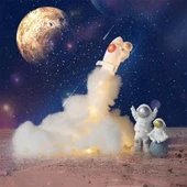 Uçan Astronot Tasarımlı Gece Lambası - 6