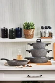 Gris Biogranit 7 Parça Tencere Seti 5049SERI - 4