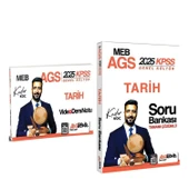 HocaWebde Yayınları 2025 MEB AGS KPSS Tarih Video Ders Notu ve Soru Bankası Seti 2 Kitap - 1