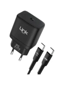 Link Tech C212 25W Pd Type-C To Type-C Kablolu Şarj Aleti Set - 3