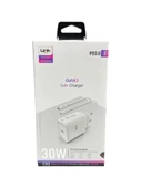 Link Tech C313 Safe Tip-C Lightning Kablolu 30W Hızlı Şarj Cihazı - 1