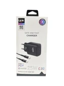 Link Tech C212 25W Pd Type-C To Type-C Kablolu Şarj Aleti Set - 1