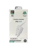 LinkTech T447 20 W Lightning Kablolu Şarj Aleti - 1