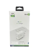 Link Tech C308 Safe Tip-C Lightning Kablolu 20W Hızlı Şarj Cihazı - 1