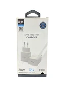 LinkTech C201 Type-C 20 W Şarj Adaptörü - 4