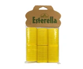 Esterella 8248 Yapışkan Bigudi Büyük 6'Lı - Sarı - 1