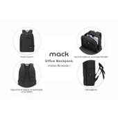 Mack MCC-006 15.6" Office USB Girişli Notebook Sırt Çantası - 1