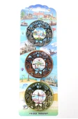 İstanbul Temalı Metal Magnet 3'lü Set Alk2890 - 1