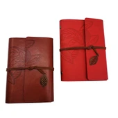 Küçük Boy Retro Deri Defter - 1