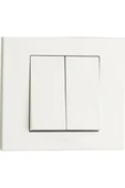Ovivo - Grano Komütatör Anahtar Mekanizma+Çerçeve (Beyaz) 600-00202-202 - 1