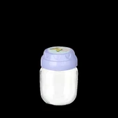 Vintage  Dekoratif  Desenli Cam Kavanoz 425ml - 14,3 Oz - 3