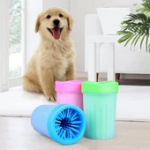 Pati Ayak Yıkama Kovası Silikon Jel Fırçalı Kedi Köpek  (küçük) - 3