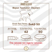 Doggie Konfor Seri Dokuma Köpek Boyun Tasması 5x55-65cm Siyah thumbnail 2