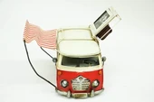 Dekoratif Metal Minibüs Çerçeveli Ve Tenteli - 6